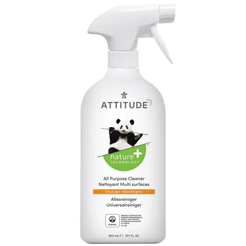 Attitude Nature+ hipoallergén általános tisztító citrus 800ml Attitude Nature+ hipoallergén általános tisztító citrus 800ml
