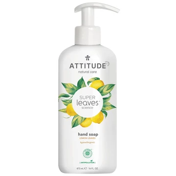 Attitude Super Leaves hipoallergén natúr folyékony szappan citrus 473ml