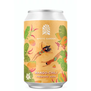 Mystic Garden Mango Chili Prebiotic Soda 0,33l Mystic Garden Mango Chili Prebiotic Soda 0,33l