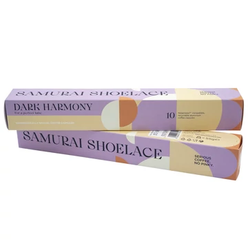 Samurai Shoelace Dark Harmony Nespresso-kompatibilis specialty kávékapszula 10db