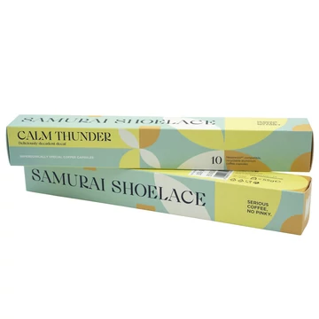 Samurai Shoelace Calm Thunder Nespresso-kompatibilis, koffeinmentes specialty kávékapszula 10db