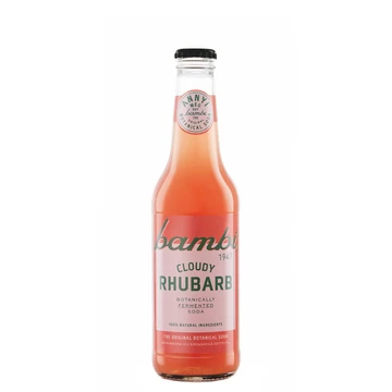 Bambi Cloudy Rhubarb rebarbara szénsavas üdítőital 0,33l