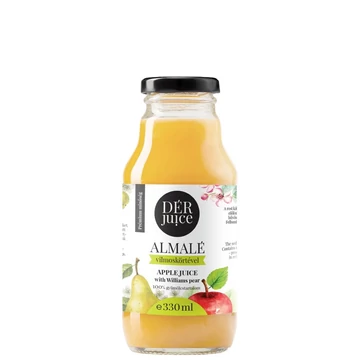 DÉR JUICE Almalé Vilmoskörtével 70-30% 0,33l 