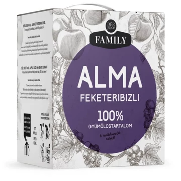 Dér Juice Family Almalé Feketeribizlivel 80-20% 3 liter