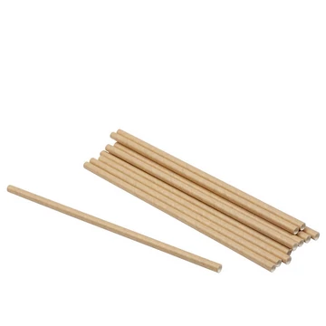 Kraft papírszívószál 8 x 205mm  150 db/csomag