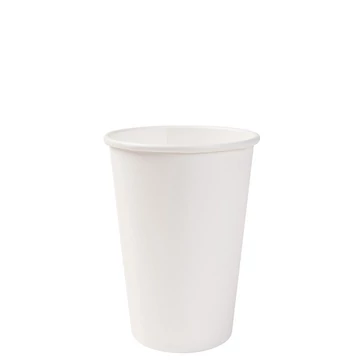 Fehér papírpohár 220ml 100% lebomló 80mm "Cappuccino" 50 db/csomag