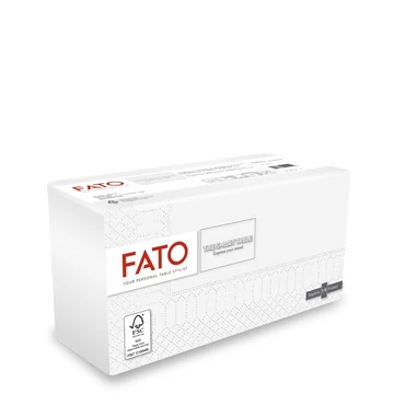 Szalvéta 2 rétegű, fehér 1/8-os 100 db/csomag