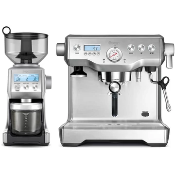 Sage SEP920BSS home barista szett BES920 Dual Boiler kávégép +BCG820 őrlő