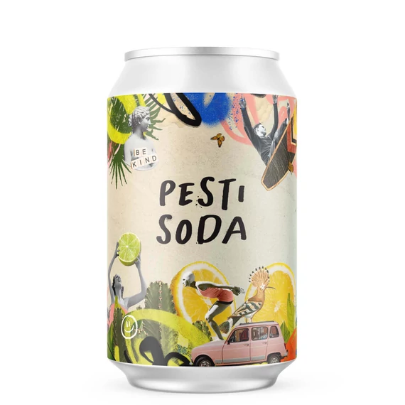 Pesti Soda lemon-lime ízű üdítő 0,33l
