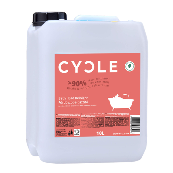 CYCLE Öko fürdőszobai-tisztító utántöltő levendula & menta 10 liter