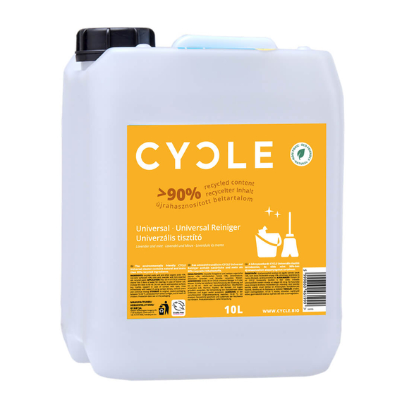 CYCLE Öko univerzális tisztító utántöltő levendula & menta 10 liter