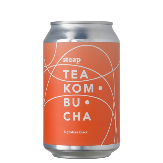 Steap Tea Kombucha Signature Black 0,33l