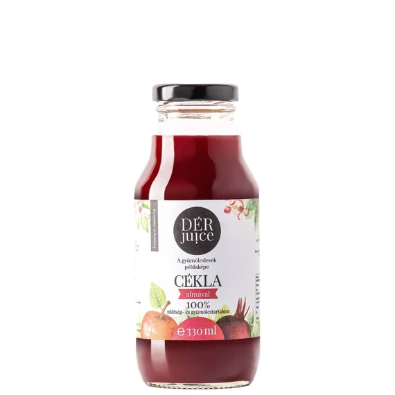 DÉR JUICE Cékla Almával 70-30% 0,33l