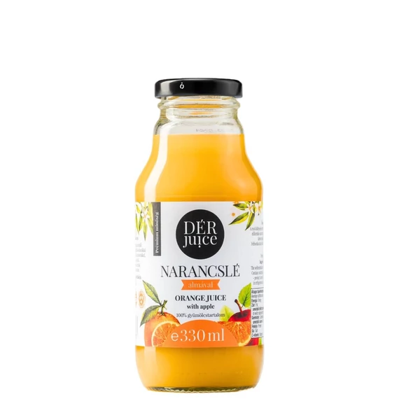 DÉR JUICE Narancslé almával 50-50% 0,33l