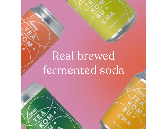 Steap kombucha, a tea új arca