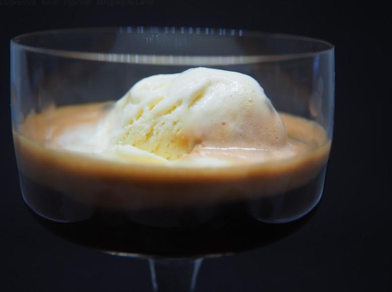 affogato kávé desszert avagy kávé fagyival